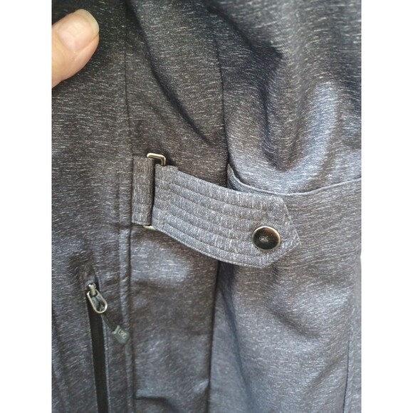 ZEROXPOSUR SOFT SHELL HOODED GRAY WINTER JACKET FAUX FUR LINED WOMENS MED. - Picture 9 of 11